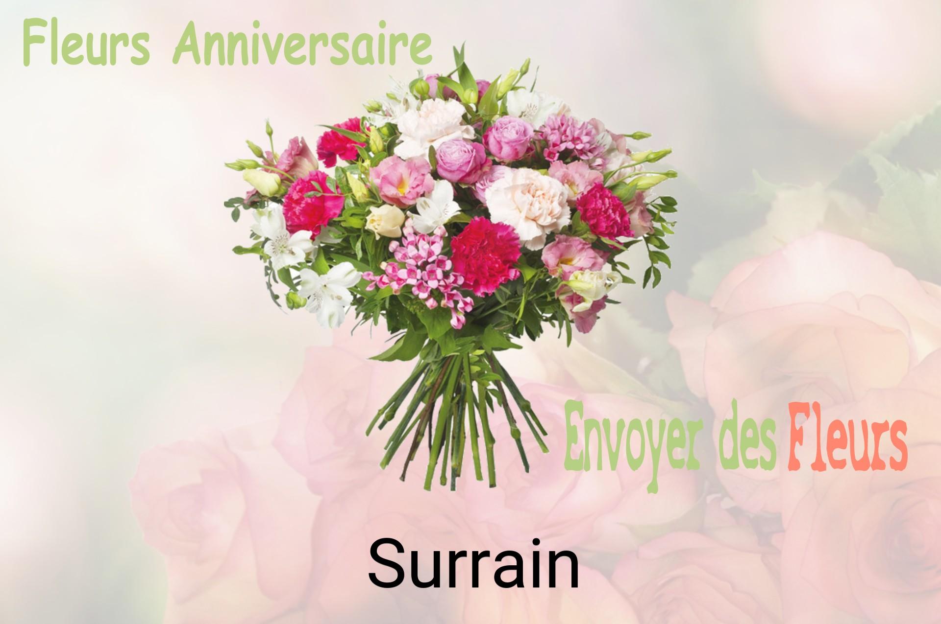 Bouquet de fleurs d’anniversaire livré à Surrain